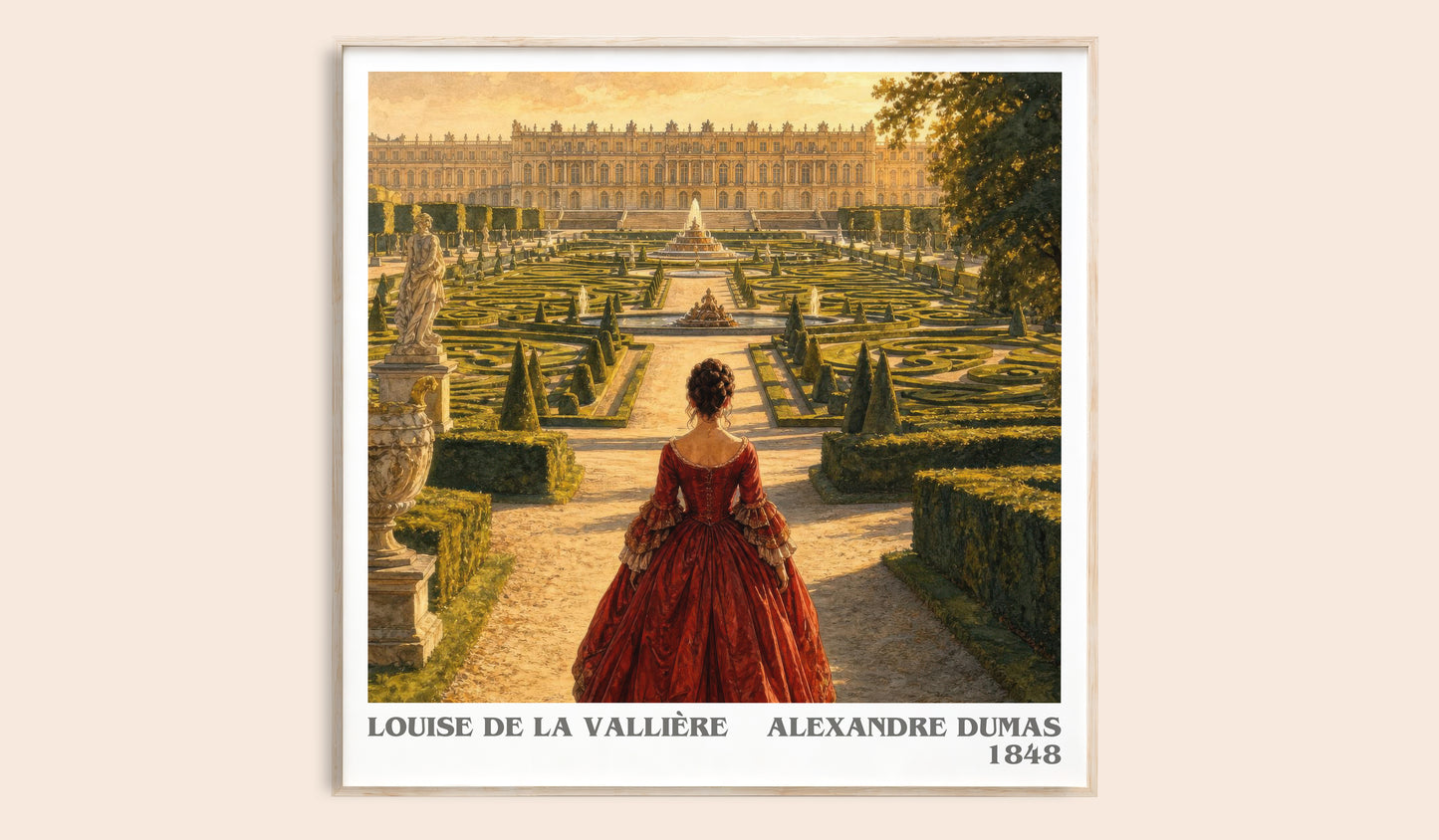 Louise De La Vallière Literary Art Print by Alexandre Dumas