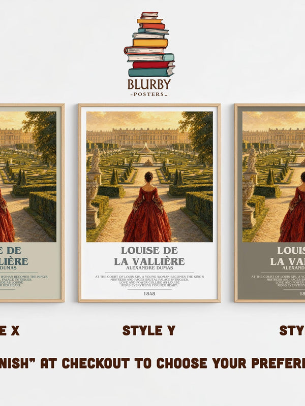 Louise De La Vallière Bookish Wall Art by Alexandre Dumas