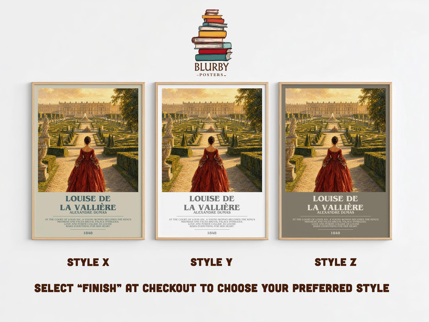 Louise De La Vallière Bookish Wall Art by Alexandre Dumas