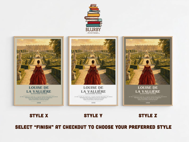 Louise De La Vallière Bookish Wall Art by Alexandre Dumas