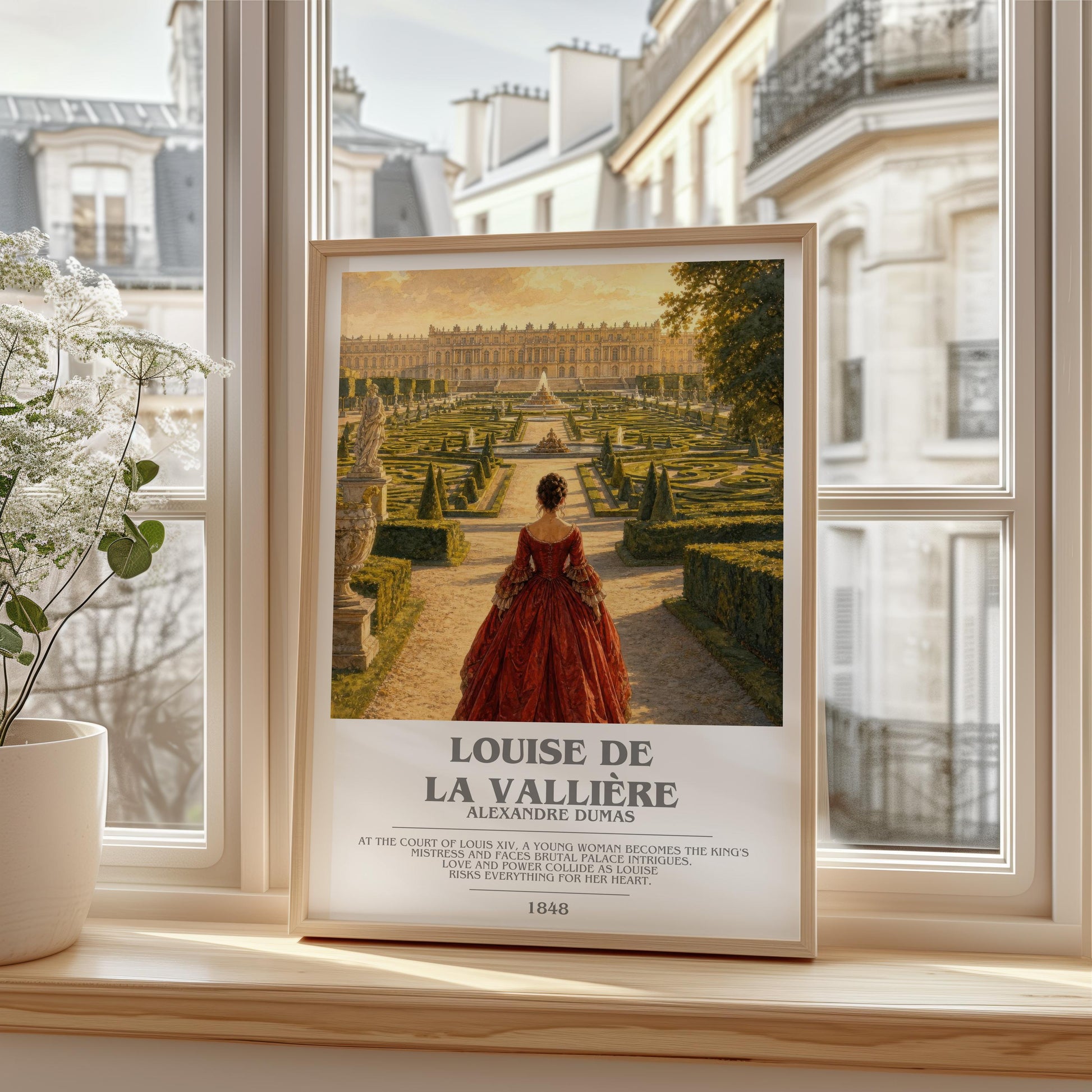 Louise De La Vallière Bookish Wall Art by Alexandre Dumas
