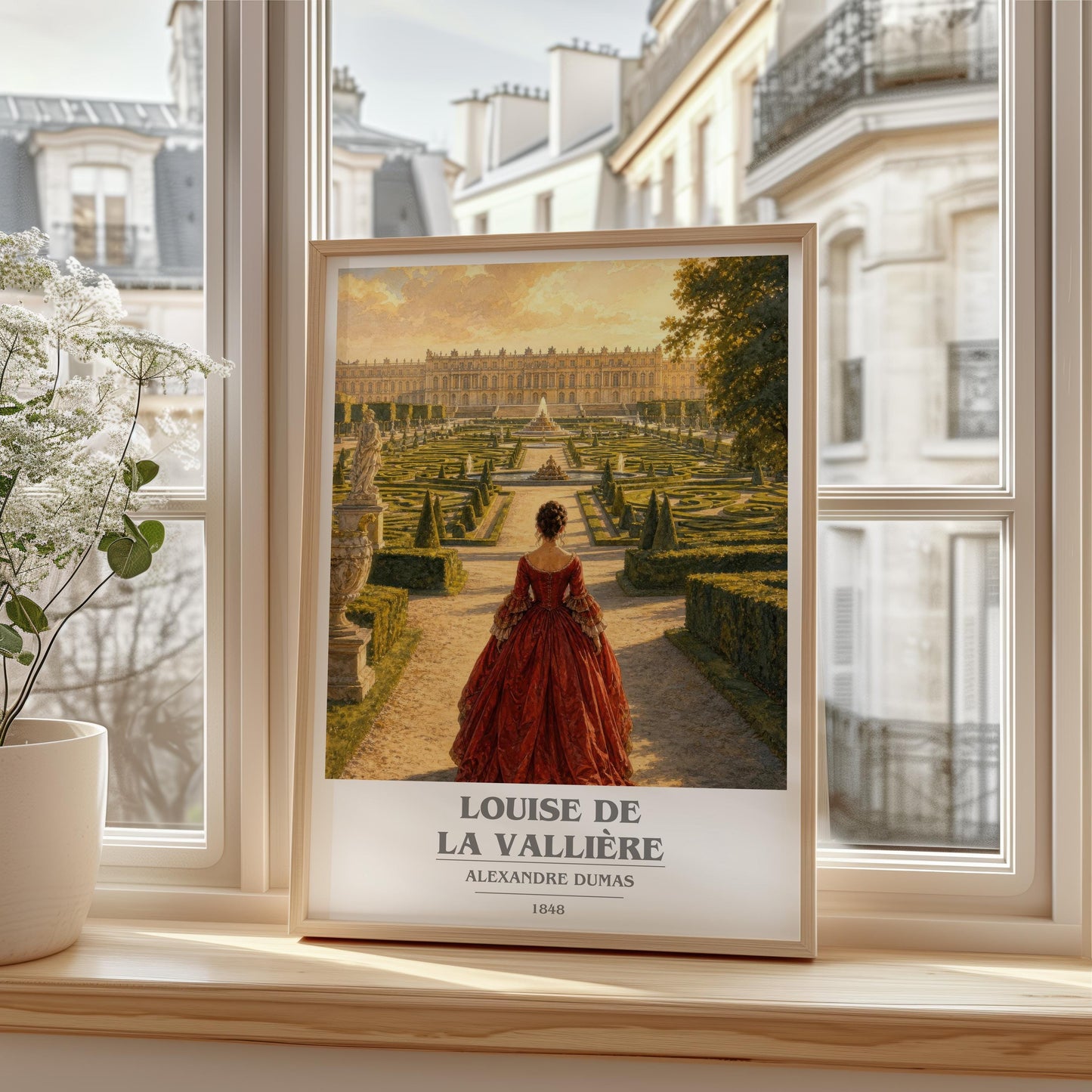 Louise De La Vallière Book Cover Poster by Alexandre Dumas