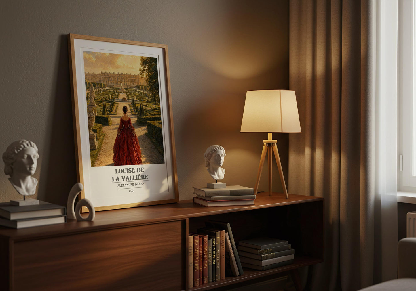Louise De La Vallière Book Cover Poster by Alexandre Dumas