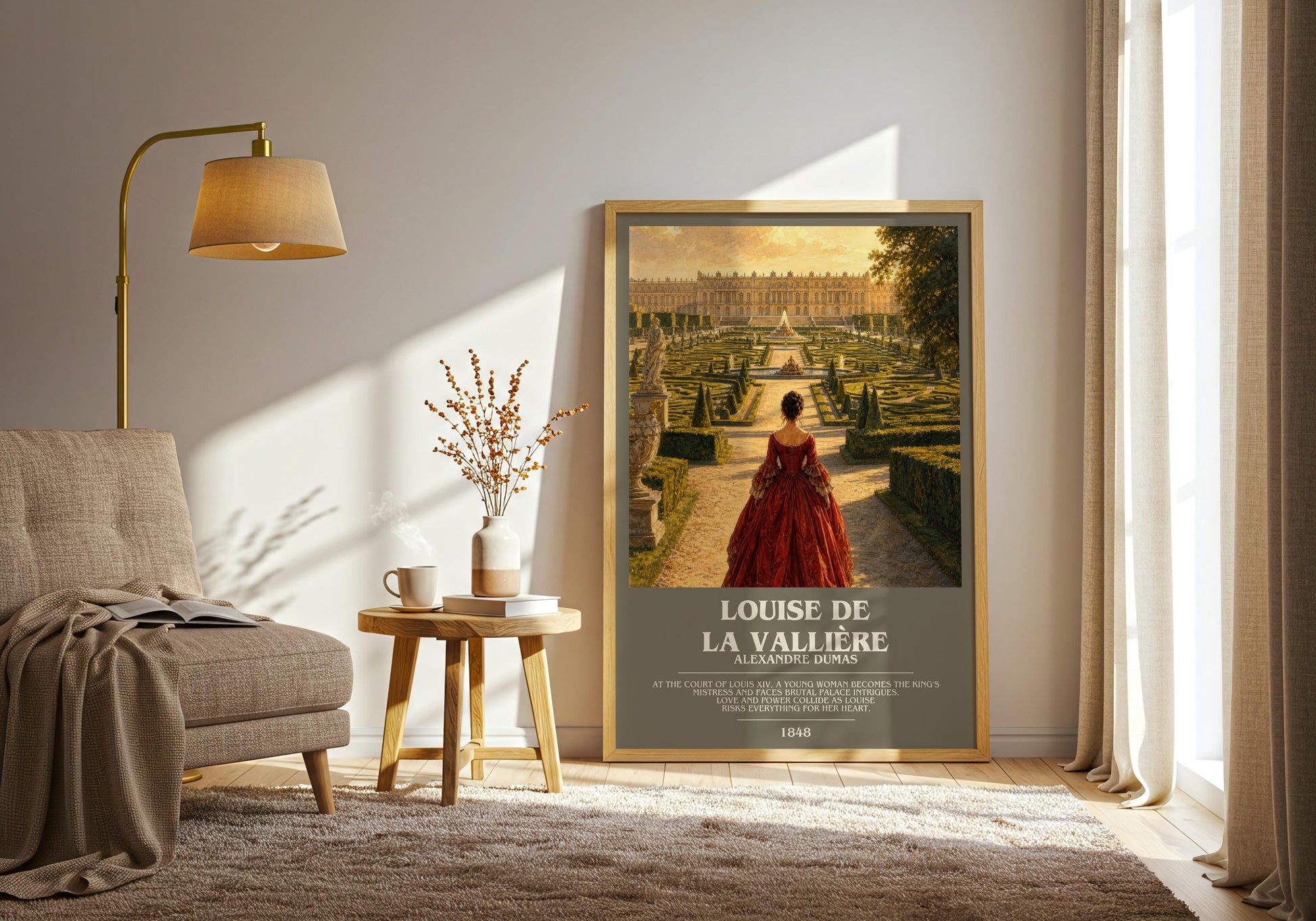 Louise De La Vallière Bookish Wall Art by Alexandre Dumas