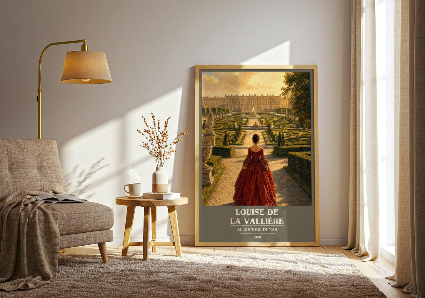 Louise De La Vallière Book Cover Poster by Alexandre Dumas