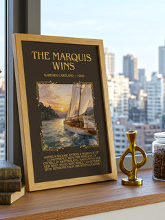 The Marquis Wins Minimalist Book Poster by Barbara Cartland – image 3