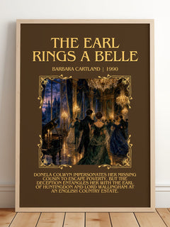 The Earl Rings A Belle Minimalist Book Poster by Barbara Cartland – image 2