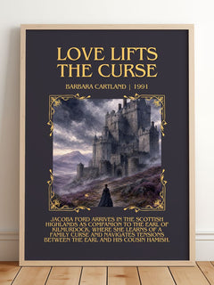 Love Lifts The Curse Minimalist Book Poster by Barbara Cartland – image 2
