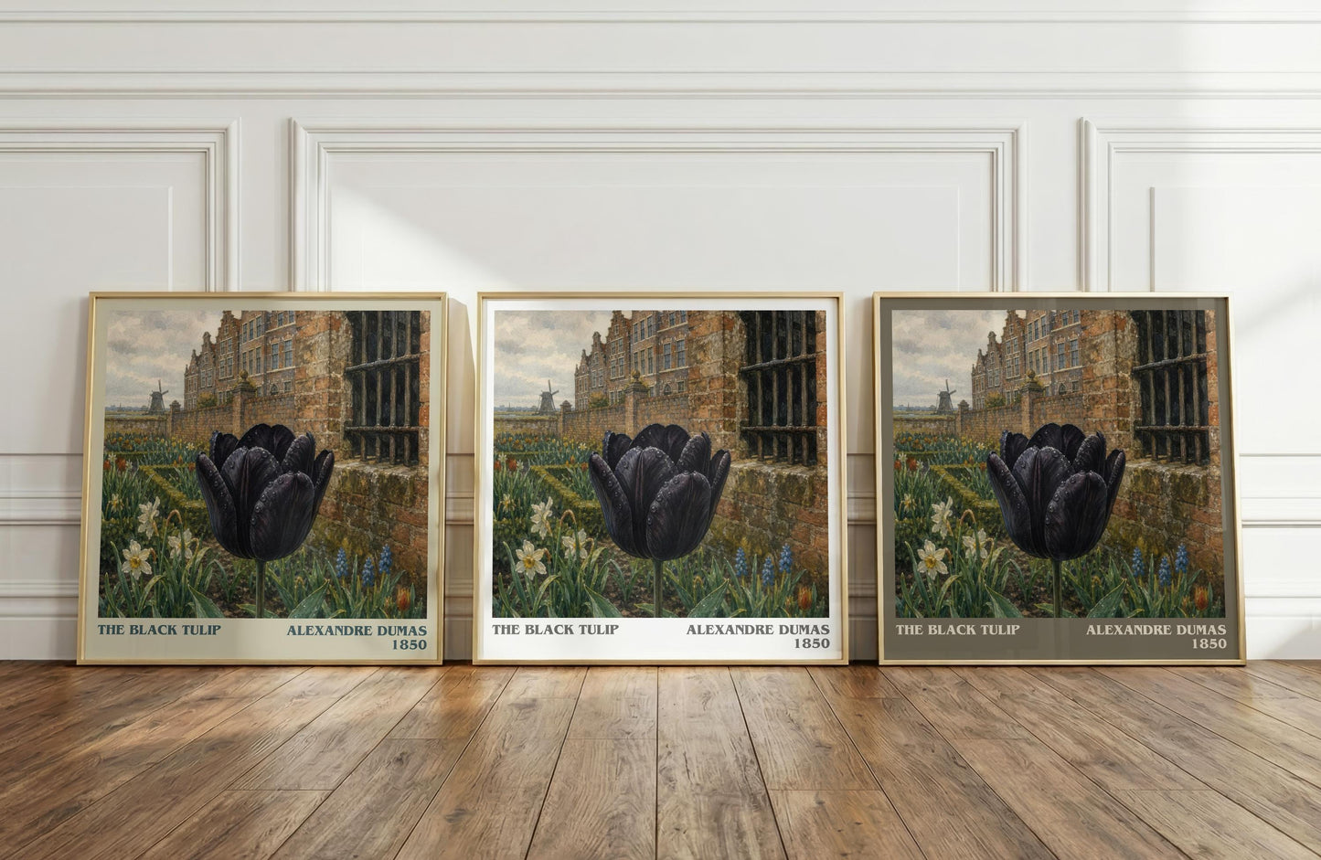 The Black Tulip Literary Art Print by Alexandre Dumas