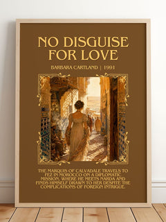 No Disguise For Love Minimalist Book Poster by Barbara Cartland – image 2