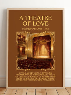 A Theatre Of Love Minimalist Book Poster by Barbara Cartland – image 2