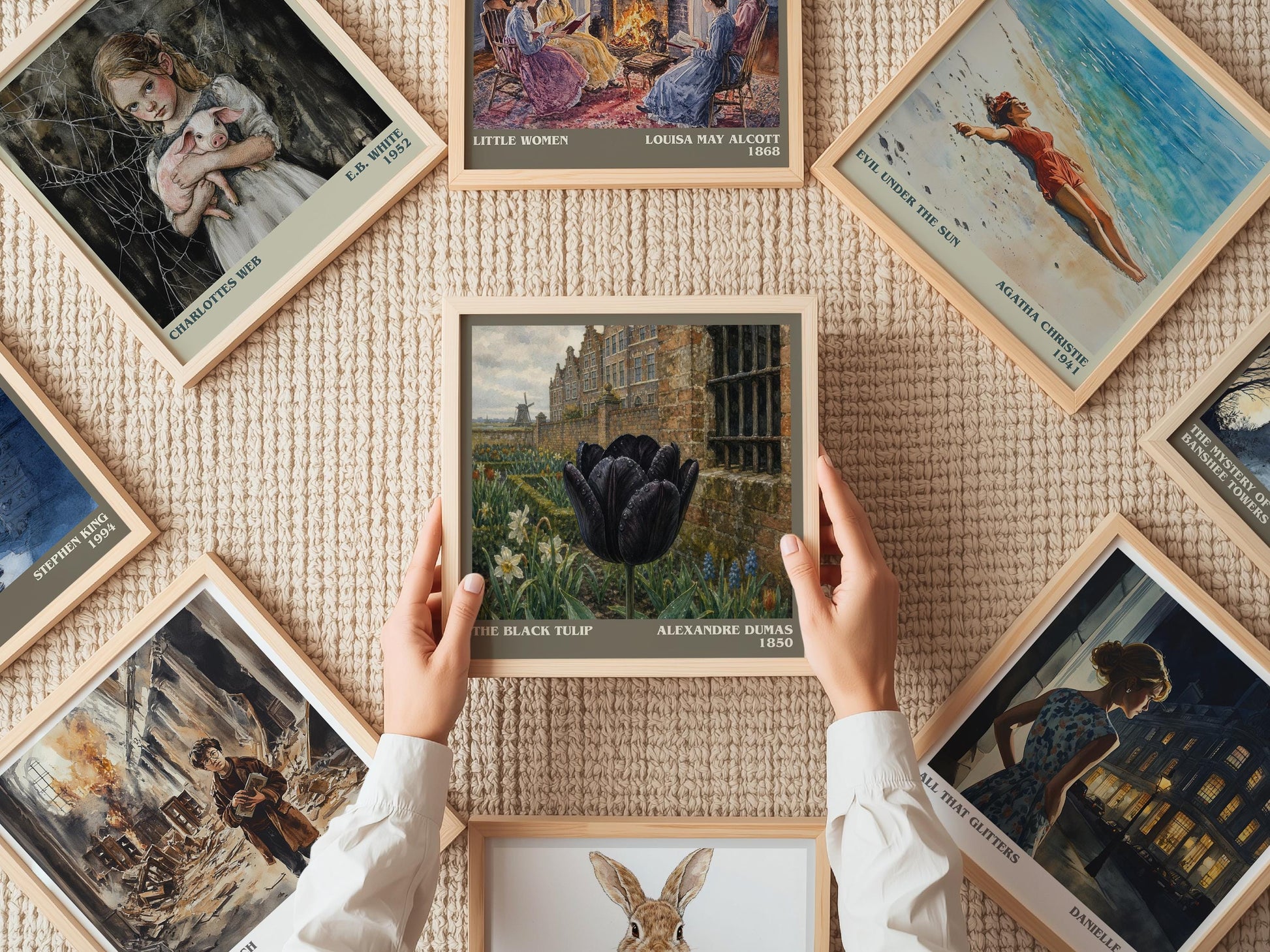 The Black Tulip Literary Art Print by Alexandre Dumas