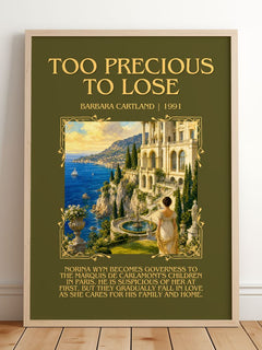 Too Precious To Lose Minimalist Book Poster by Barbara Cartland – image 2