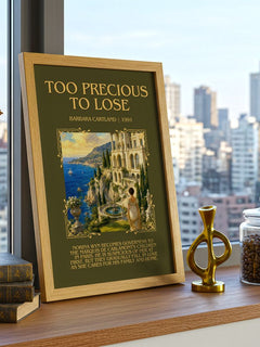 Too Precious To Lose Minimalist Book Poster by Barbara Cartland – image 3