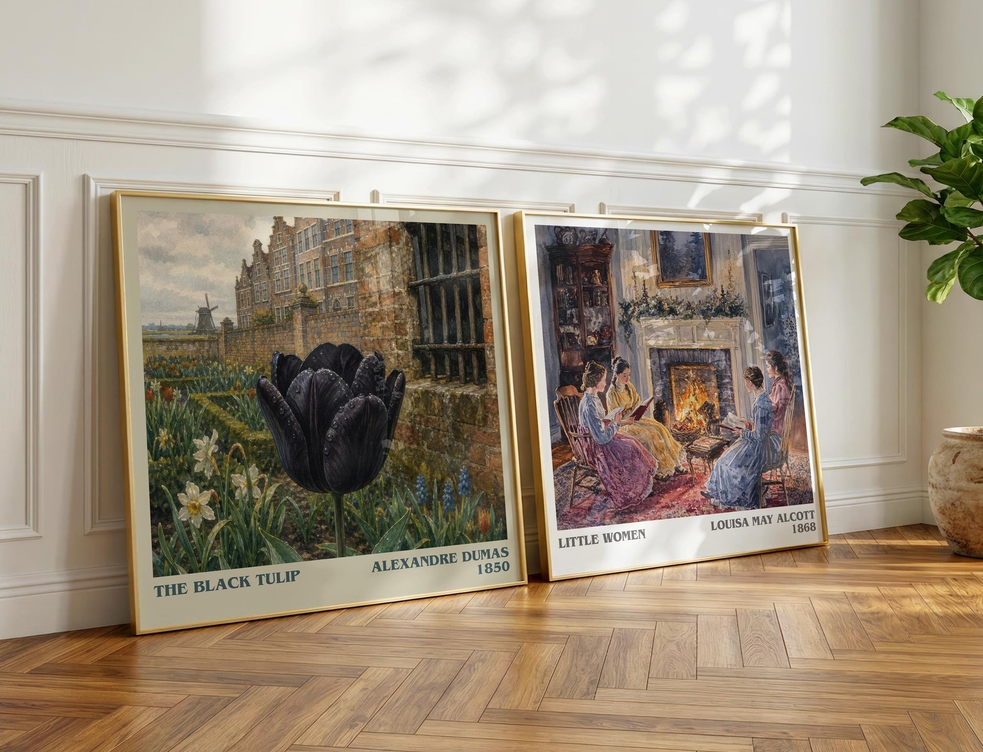 The Black Tulip Literary Art Print by Alexandre Dumas