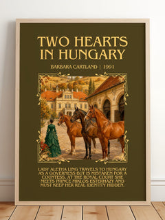 Two Hearts In Hungary Minimalist Book Poster by Barbara Cartland – image 2