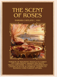 The Scent Of Roses Minimalist Book Poster by Barbara Cartland – image 1
