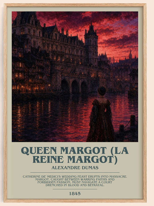 Queen Margot (La Reine Margot) Bookish Wall Art by Alexandre Dumas