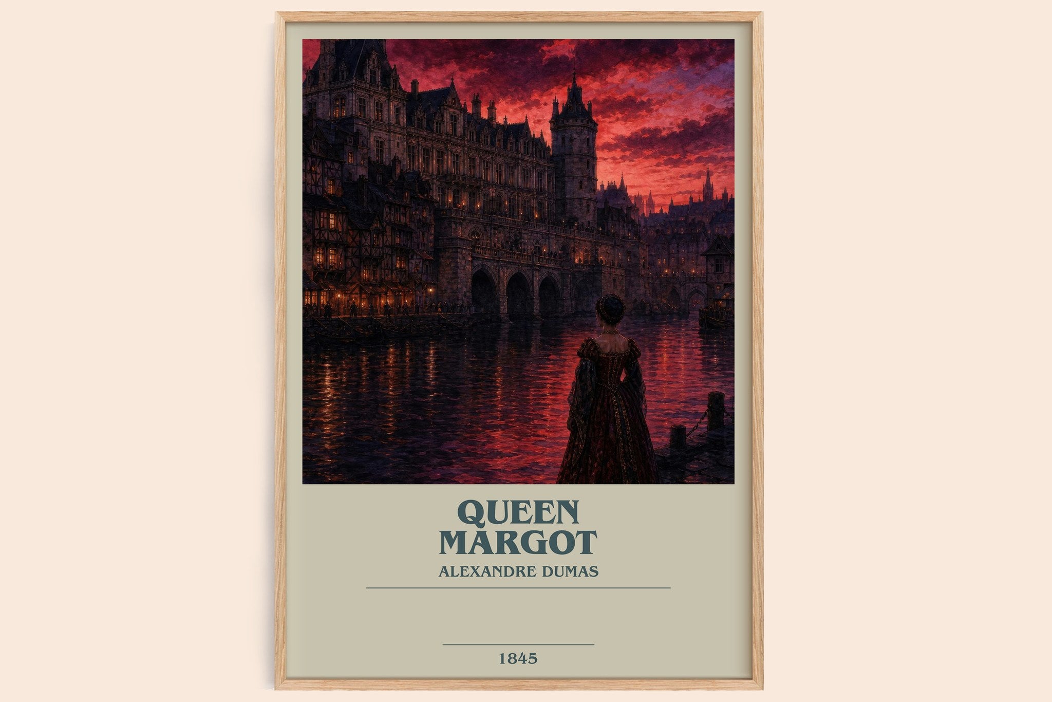 Queen Margot Bookish Wall Art by Alexandre Dumas