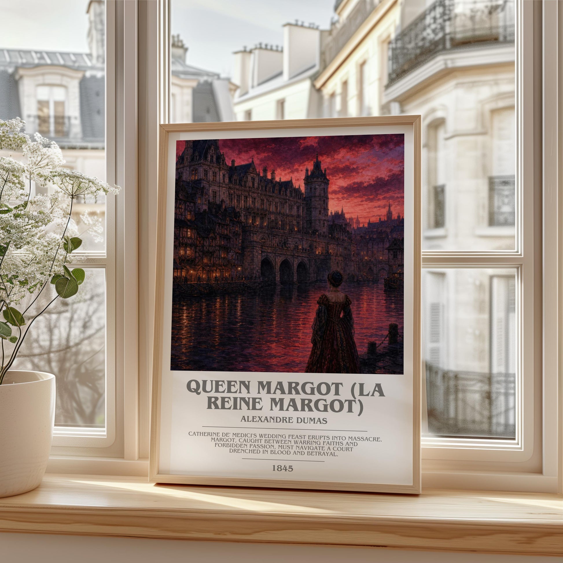 Queen Margot (La Reine Margot) Bookish Wall Art by Alexandre Dumas