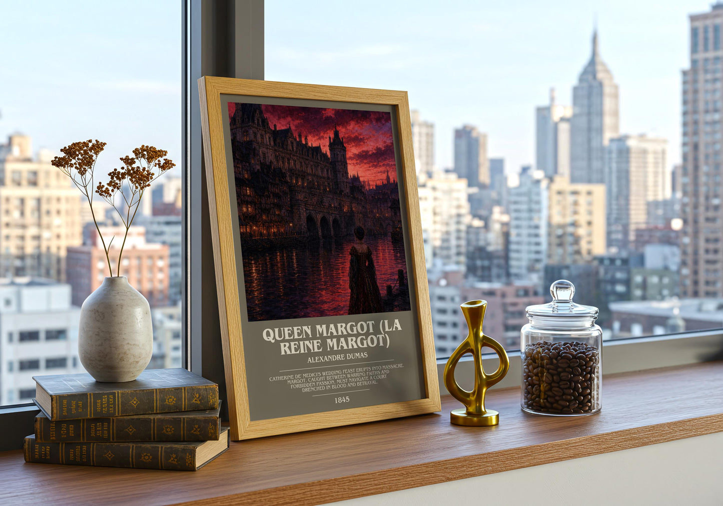 Queen Margot (La Reine Margot) Bookish Wall Art by Alexandre Dumas