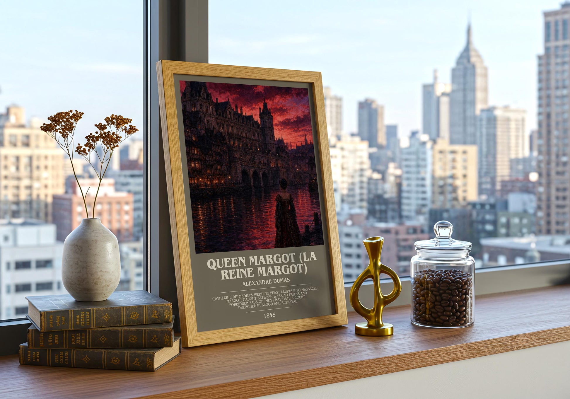 Queen Margot (La Reine Margot) Bookish Wall Art by Alexandre Dumas