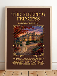 The Sleeping Princess Minimalist Book Poster by Barbara Cartland – image 2