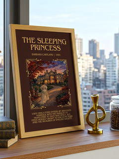 The Sleeping Princess Minimalist Book Poster by Barbara Cartland – image 3