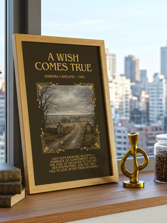 A Wish Comes True Minimalist Book Poster by Barbara Cartland – image 3