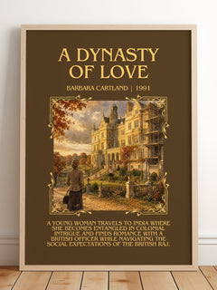A Dynasty Of Love Minimalist Book Poster by Barbara Cartland – image 2