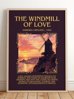 The Windmill Of Love Minimalist Book Poster by Barbara Cartland – image 2