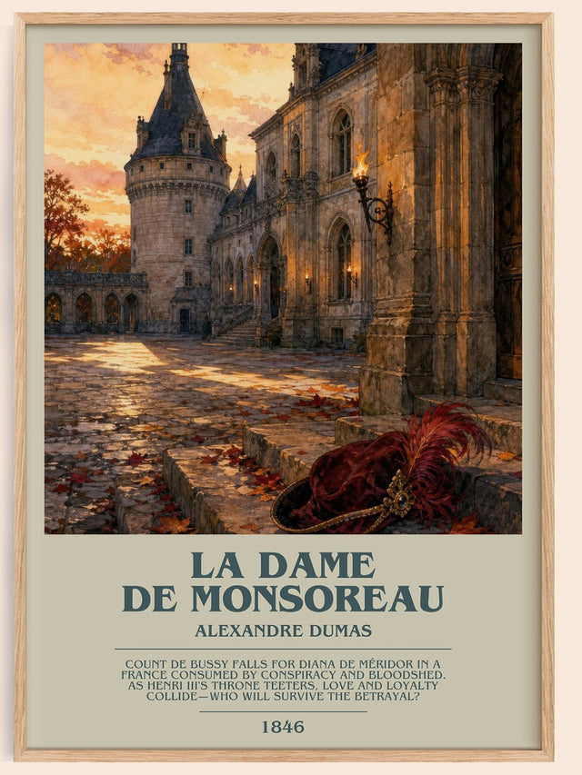 La Dame De Monsoreau Bookish Wall Art by Alexandre Dumas