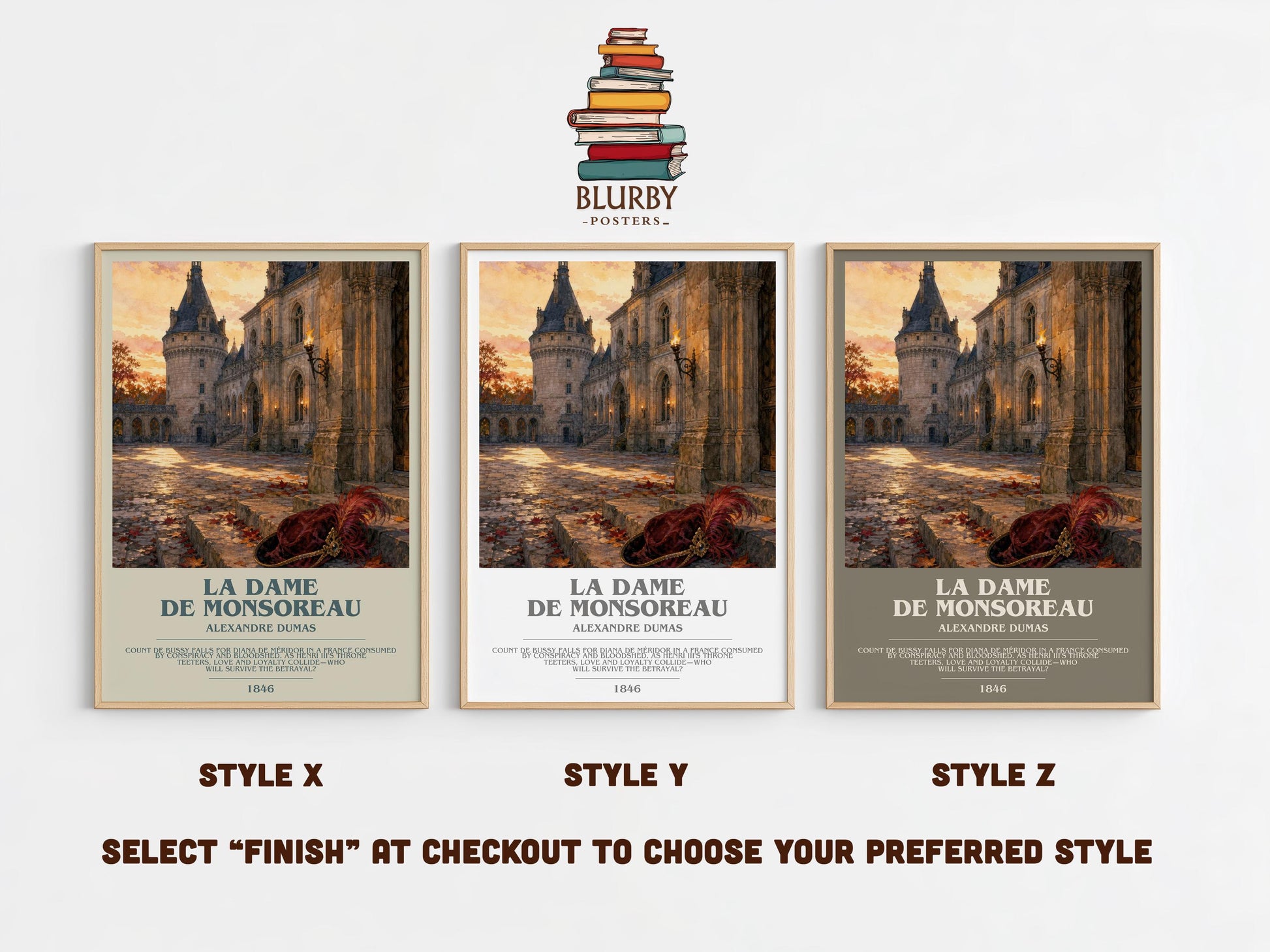 La Dame De Monsoreau Bookish Wall Art by Alexandre Dumas