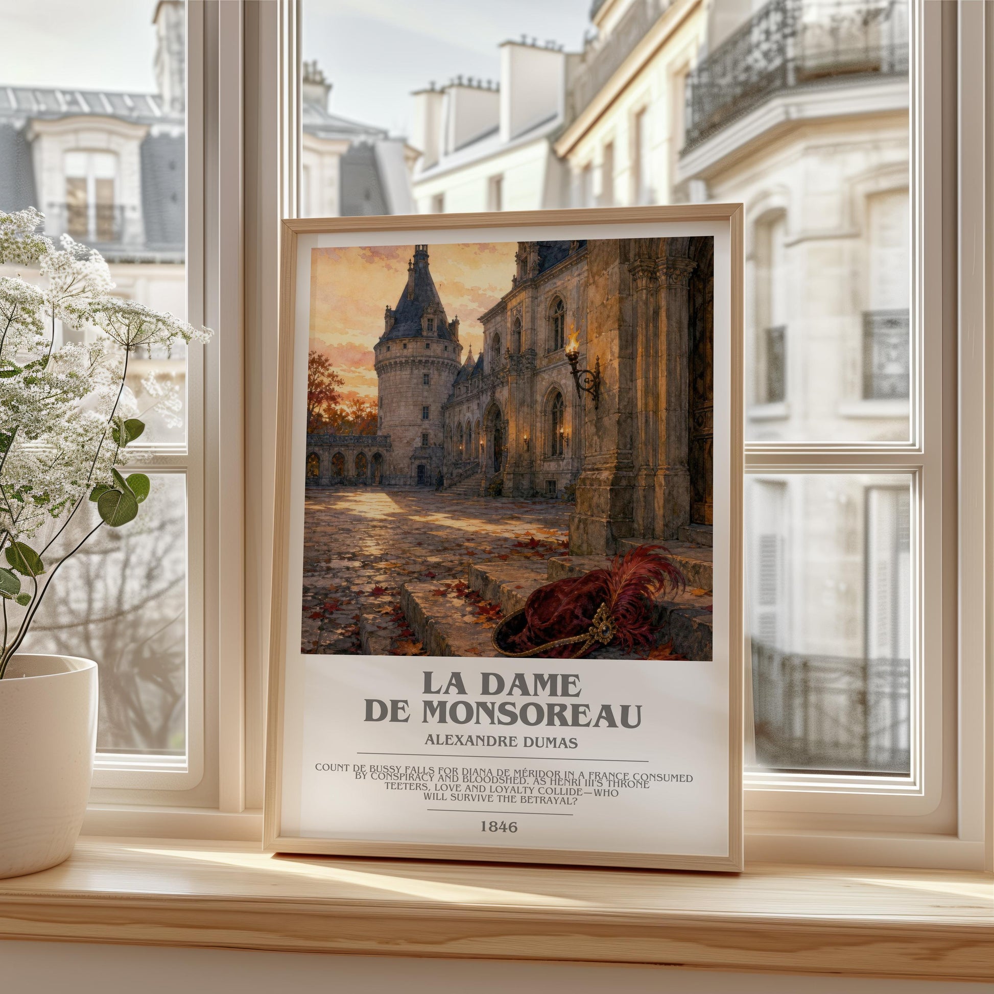 La Dame De Monsoreau Bookish Wall Art by Alexandre Dumas