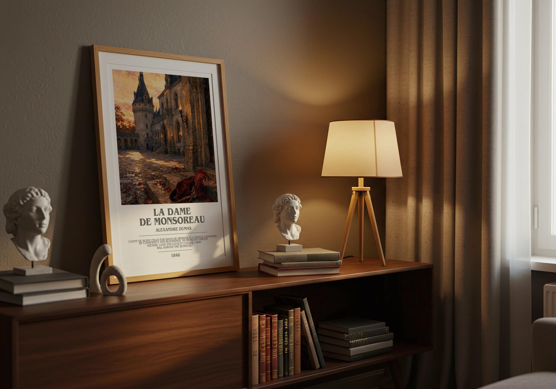 La Dame De Monsoreau Bookish Wall Art by Alexandre Dumas