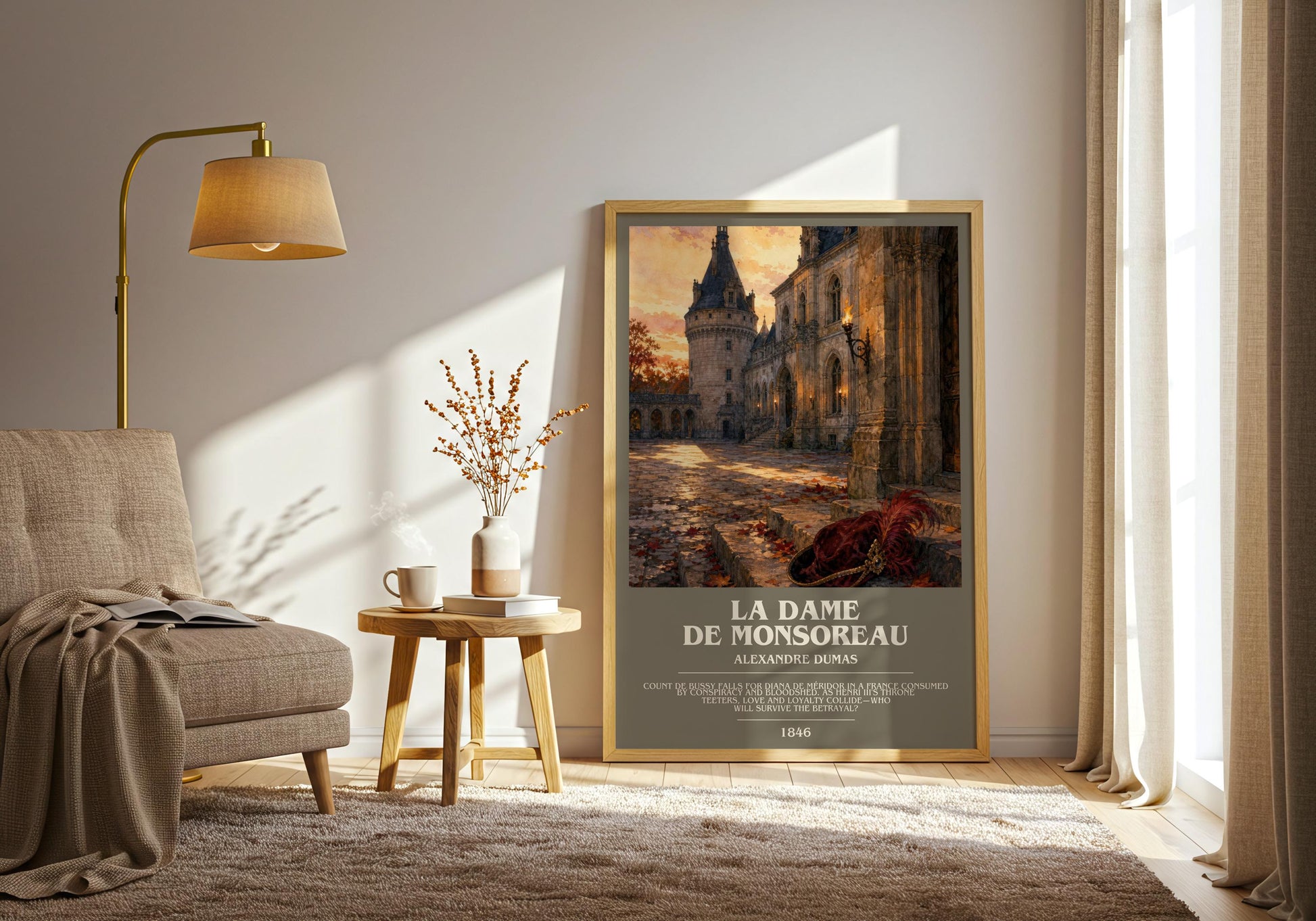 La Dame De Monsoreau Bookish Wall Art by Alexandre Dumas