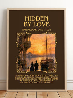 Hidden By Love Minimalist Book Poster by Barbara Cartland – image 2