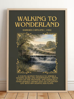 Walking To Wonderland Minimalist Book Poster by Barbara Cartland – image 2