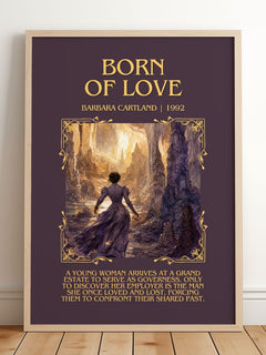 Born Of Love Minimalist Book Poster by Barbara Cartland – image 2