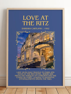 Love At The Ritz Minimalist Book Poster by Barbara Cartland – image 2