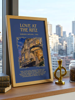 Love At The Ritz Minimalist Book Poster by Barbara Cartland – image 3
