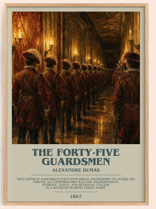 The Forty-Five Guardsmen Bookish Wall Art by Alexandre Dumas