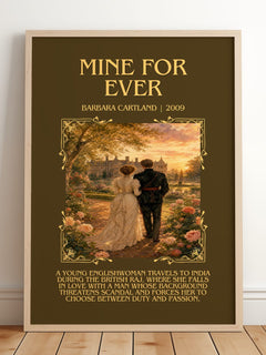 Mine For Ever Minimalist Book Poster by Barbara Cartland – image 2
