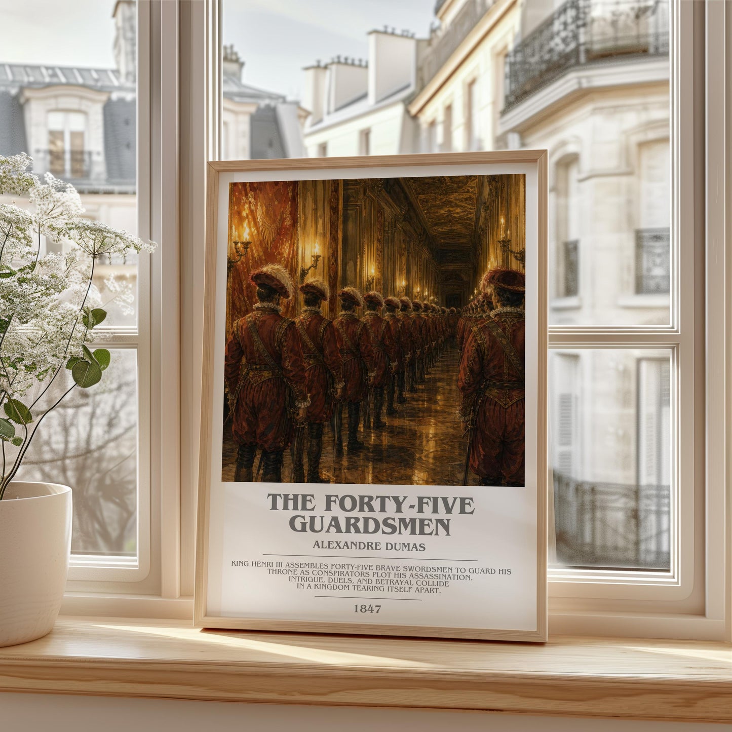 The Forty-Five Guardsmen Bookish Wall Art by Alexandre Dumas