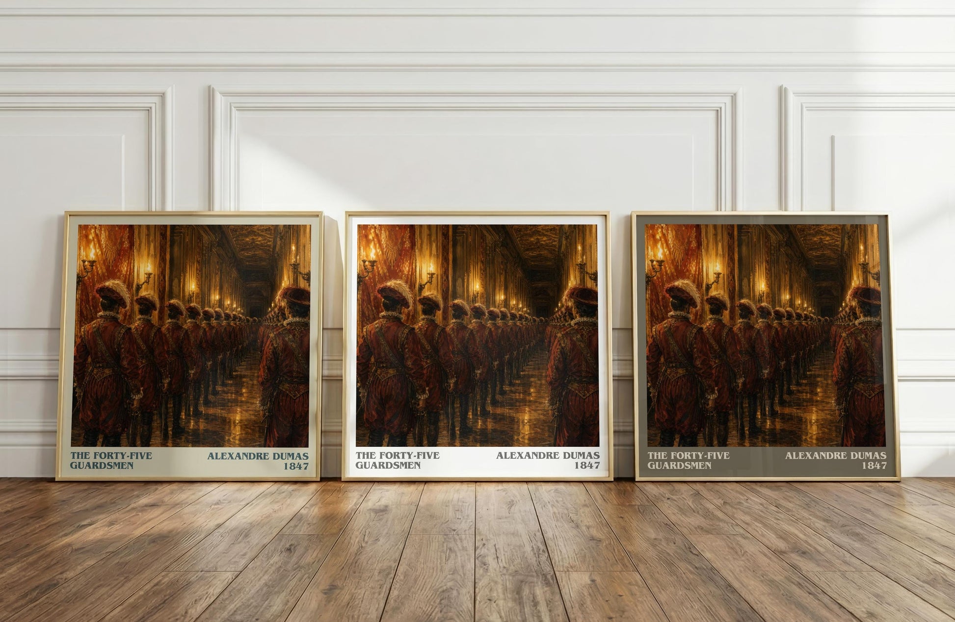 The Forty-Five Guardsmen Literary Art Print by Alexandre Dumas