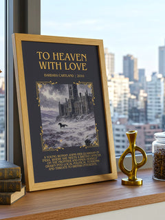 To Heaven With Love Minimalist Book Poster by Barbara Cartland – image 3