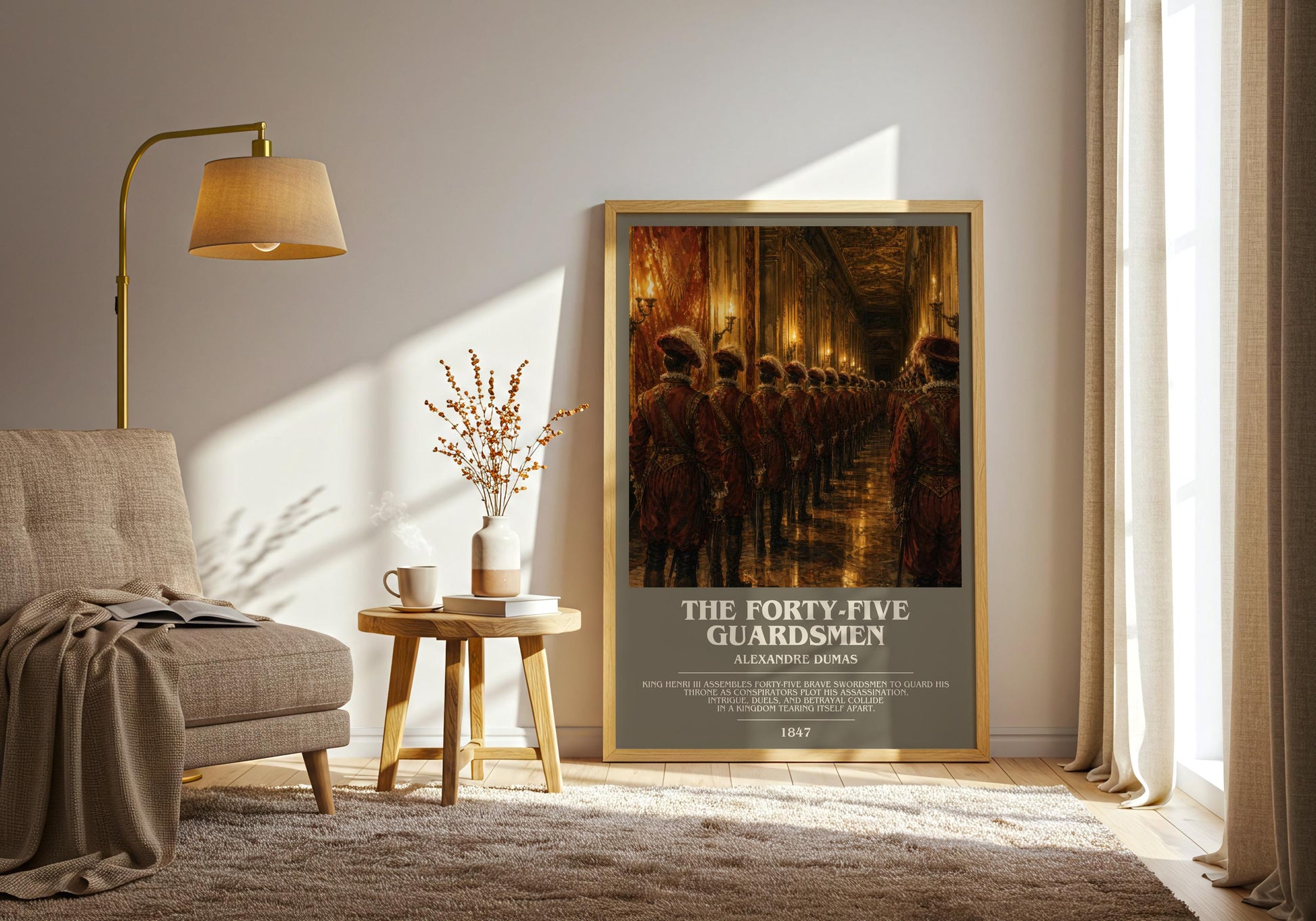 The Forty-Five Guardsmen Bookish Wall Art by Alexandre Dumas