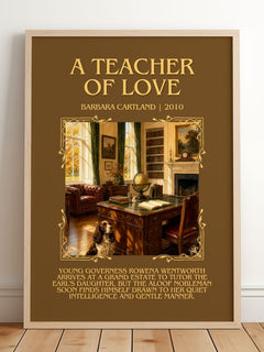 A Teacher Of Love Minimalist Book Poster by Barbara Cartland – image 2