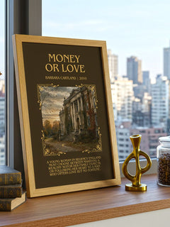 Money Or Love Minimalist Book Poster by Barbara Cartland – image 3