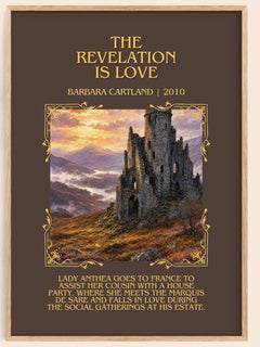 The Revelation Is Love Minimalist Book Poster by Barbara Cartland – image 1